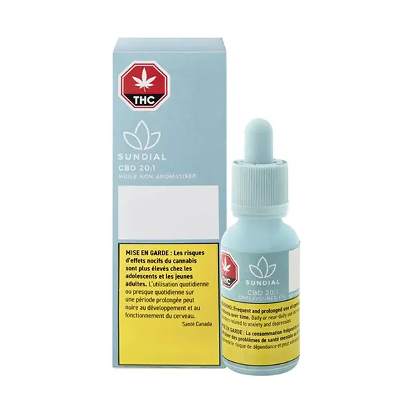 CBD 20:1 Oil (Bottled Oils) by Sundial
