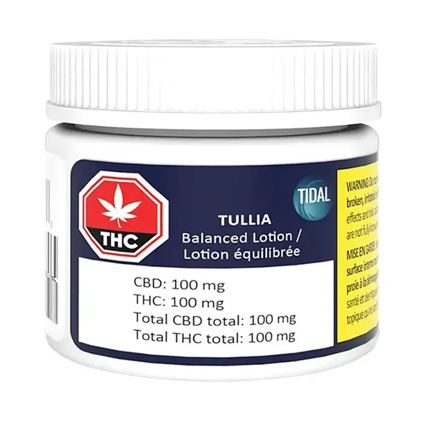 Image for Tullia CBD:THC Lotion, cannabis topicals, creams by Tidal