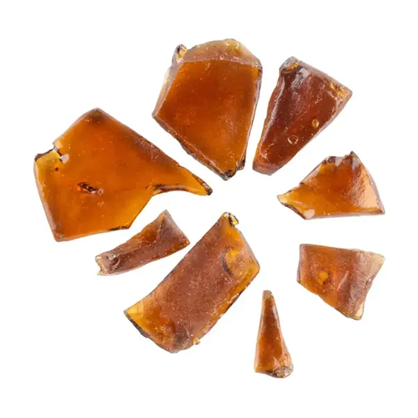 Glueberry Shatter (Shatter, Wax) by Fireside X