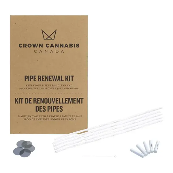 Image for Pipe Renewal Kit, cannabis cleaning & storage by Crown Cannabis Canada
