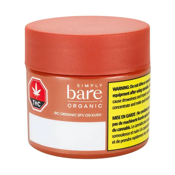 BC Organic SFV OG Kush (Dried Flower) by Simply Bare