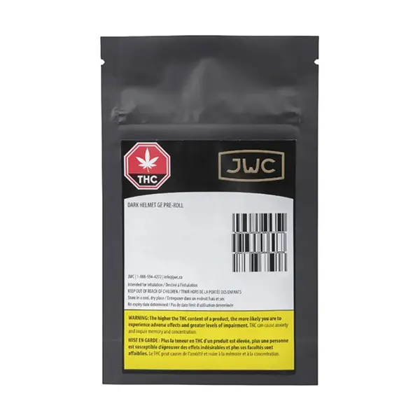 Image for Dark Helmet GE Pre-Roll, cannabis pre-rolls by JWC