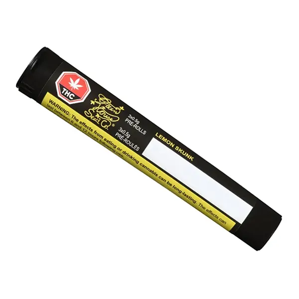 Image for Lemon Skunk Pre-Roll, cannabis all products by Green House Seed Co.