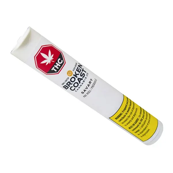 Image for Pink Kush Savary Pre-Roll, cannabis pre-rolls by Broken Coast