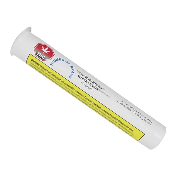 Image for Strain Hunters' White Lemon Pre-Roll, cannabis all products by Thumbs Up