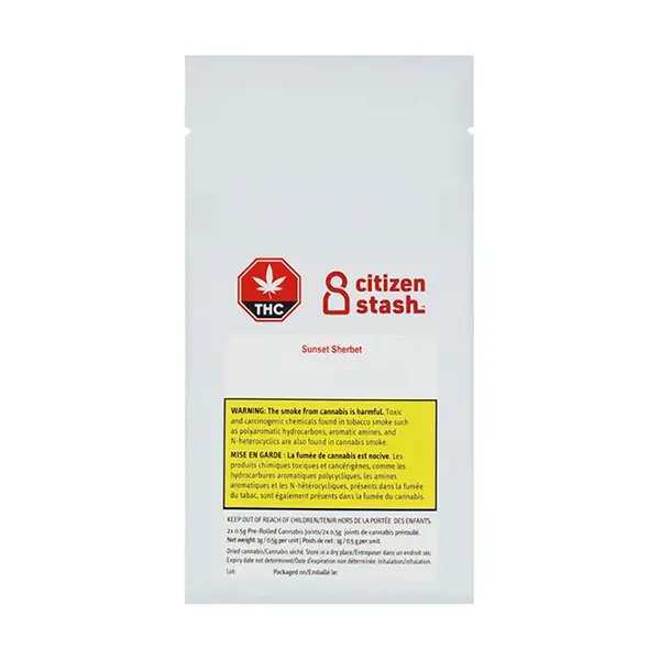 Sunset Sherbet Pre-Roll (Pre-Rolls) by Citizen Stash