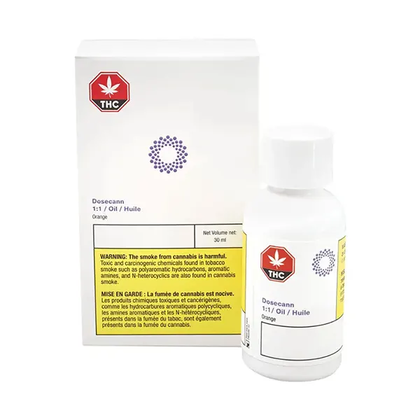 Image for Orange 1:1 Oil, cannabis all products by Dosecann