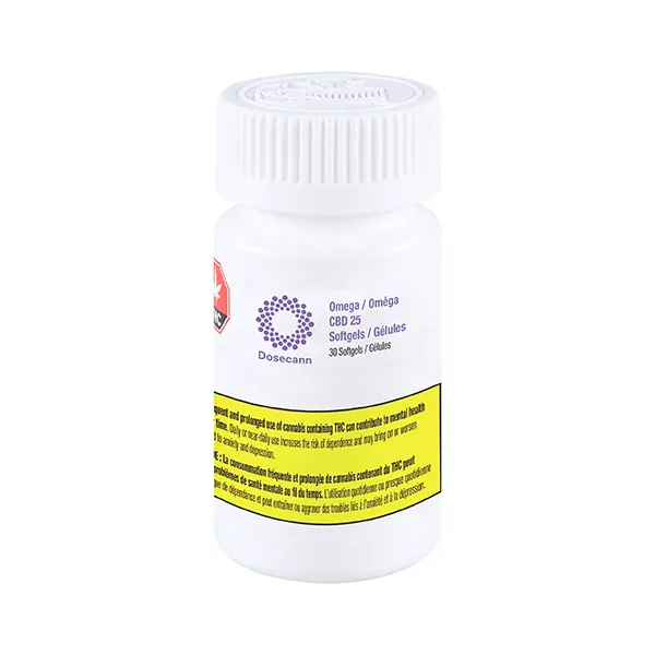 Omega CBD 25 Softgels (Capsules, Softgels) by Dosecann
