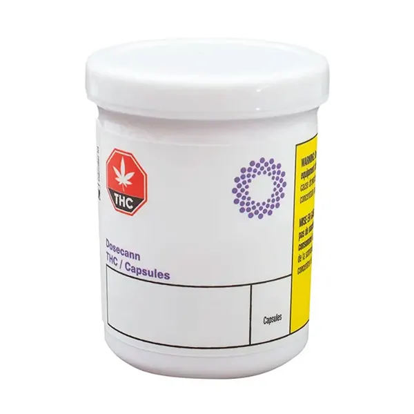 THC Oil Capsule (Capsules, Softgels) by Dosecann