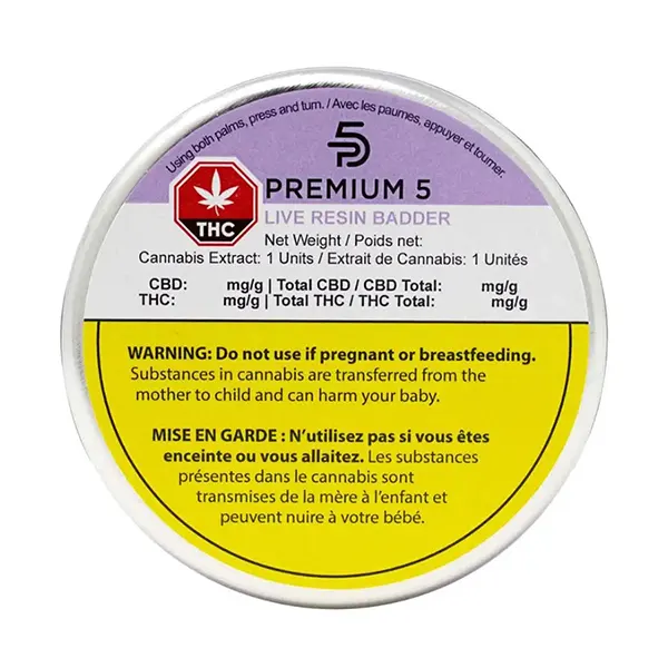 Live Resin Badder (Resin, Rosin) by Premium 5