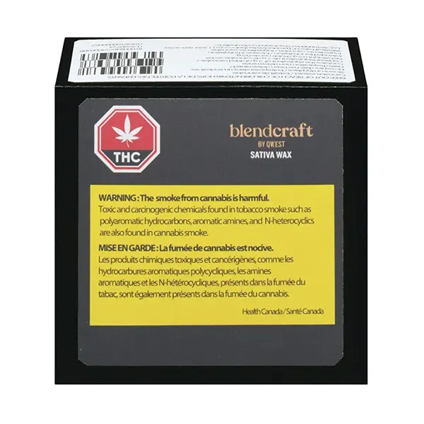 Sativa Wax Crumble (Shatter, Wax) by Blendcraft by Qwest