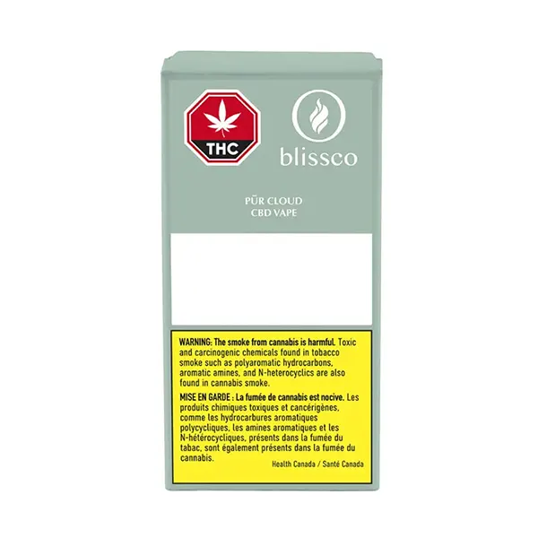 Image for Pur Cloud CBD Vape 510 Thread Cartridge, cannabis 510 cartridges by Blissco