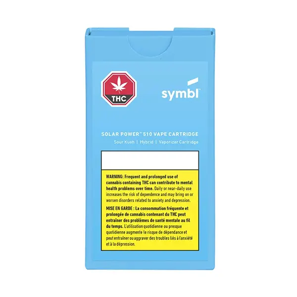 Image for Solar Power 510 Thread Cartridge, cannabis all vapes by Symbl