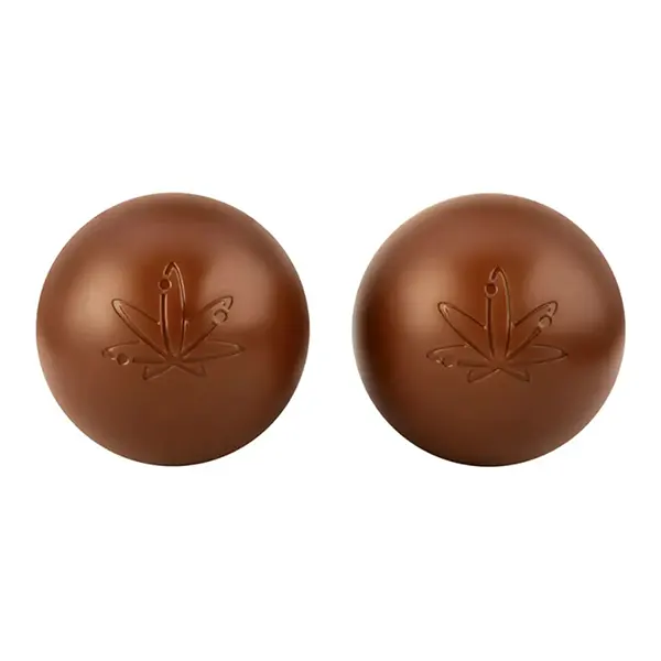 Image for Gingerbread Milk Chocolate Truffles, cannabis chocolates by Edison Bytes