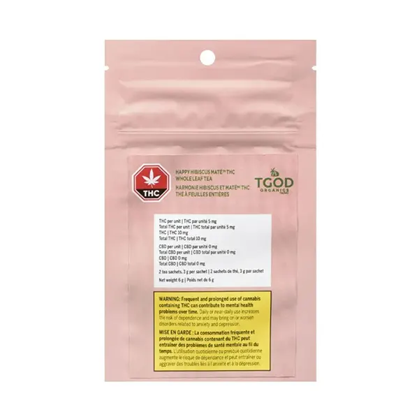 Happy Hibiscus Mate Whole Leaf Tea (Coffees, Teas) by TGOD