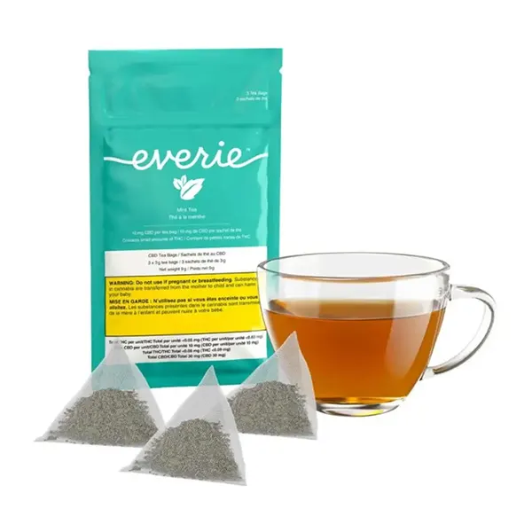 Image for Mint CBD Tea, cannabis beverages by Everie
