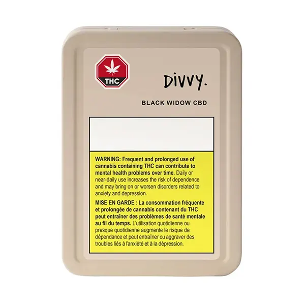 Image for Black Widow CBD Pre-Roll, cannabis all categories by Divvy
