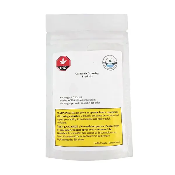Image for California Dreaming Pre-Roll, cannabis all products by Dykstra Greenhouses