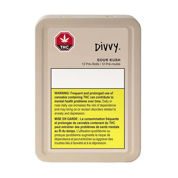 Image for Sour Kush Pre-Roll, cannabis all categories by Divvy