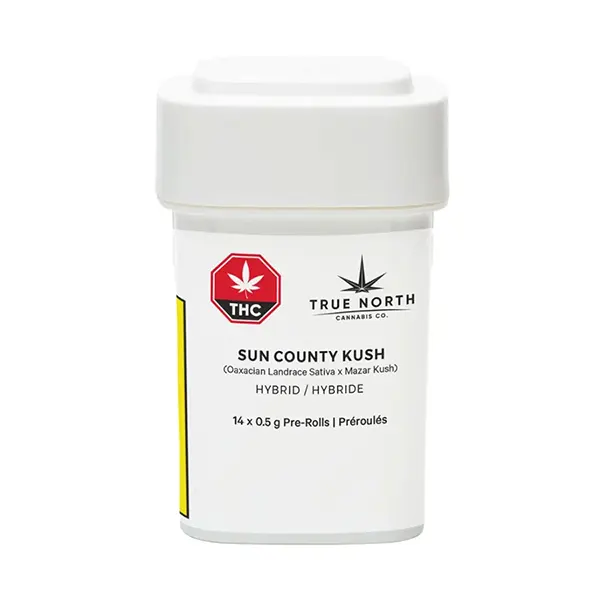 Image for Sun County Kush Pre-Roll, cannabis pre-rolls by True North Cannabis Co