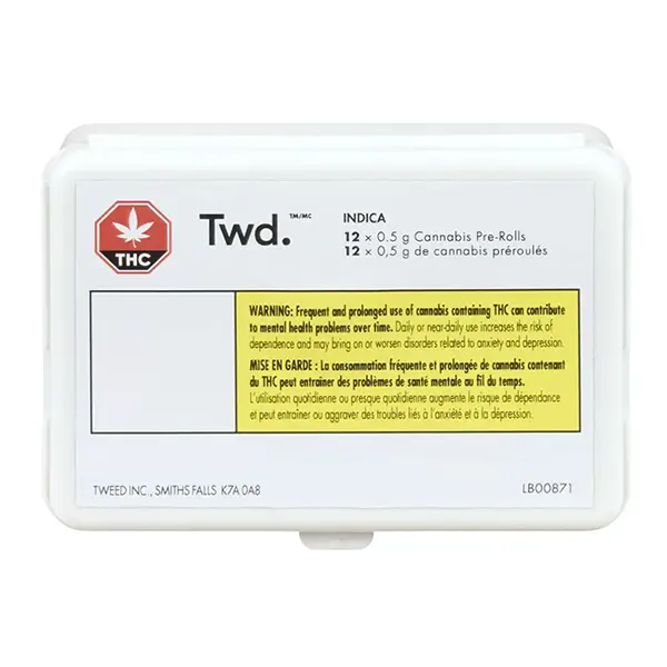 Image for Twd. Indica Pre-Roll, cannabis pre-rolls by TWD.