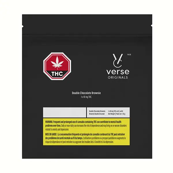 Double Chocolate Brownie (Baked Goods) by Verse Cannabis