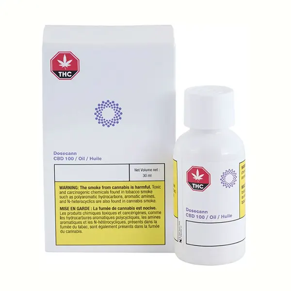 Image for CBD 100 Oil, cannabis all extracts by Dosecann