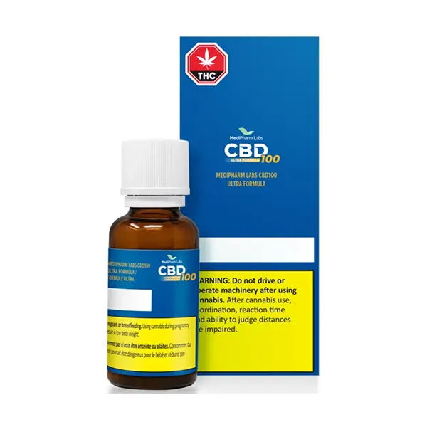 Image for CBD 100 Ultra Formula Oil, cannabis bottled oils by MediPharm Labs