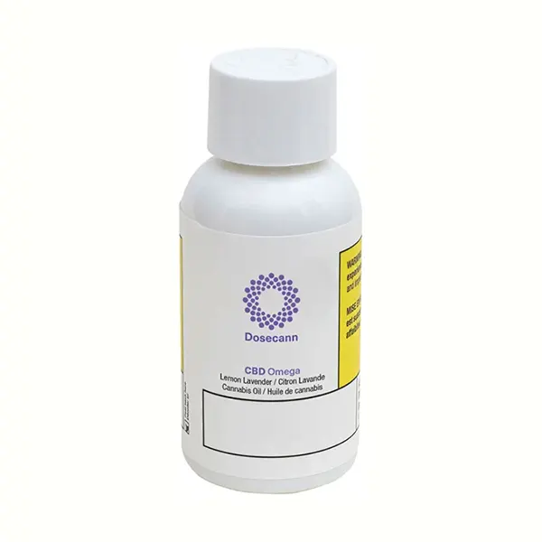 Image for CBD Omega Lemon Lavender Oil, cannabis bottled oils by Dosecann