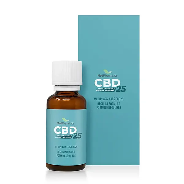 Image for CBD25 Regular Formula Oil, cannabis bottled oils by MediPharm Labs
