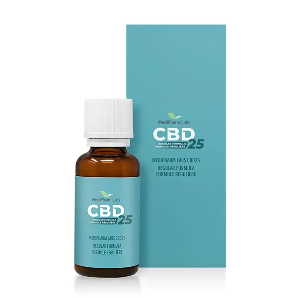 CBD25 Regular Formula Oil (Bottled Oils) by MediPharm Labs