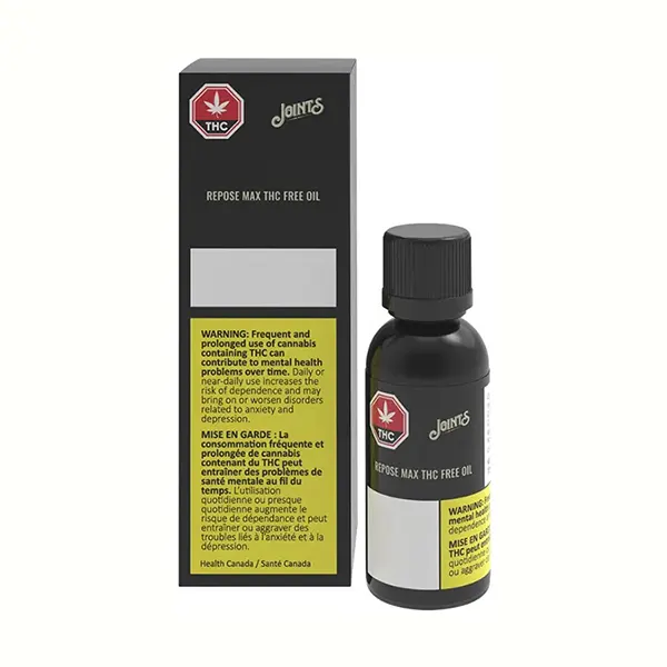 Image for Joints - Repose MAX T-Free Oil, cannabis bottled oils by Joints