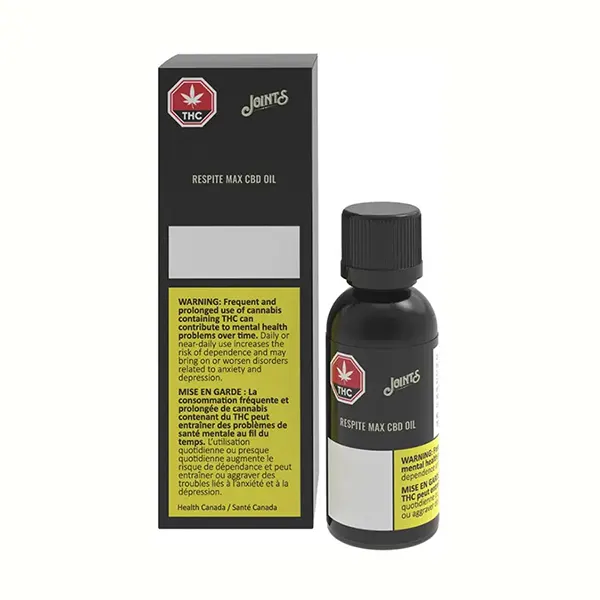 Image for Joints - Respite MAX CBD Oil, cannabis bottled oils by Joints