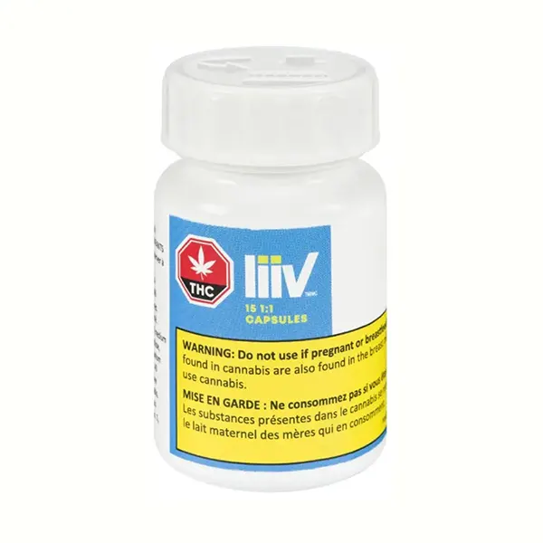 Image for 1:1 Capsule, cannabis  by LIIV