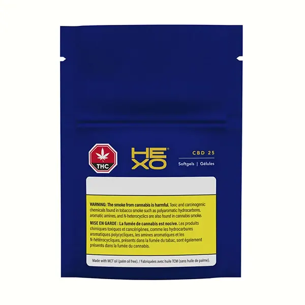 CBD 25 Softgels (Capsules, Softgels) by Hexo