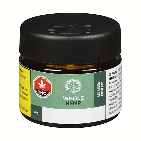 Image for CBD Cream, cannabis all extracts by WholeHemp