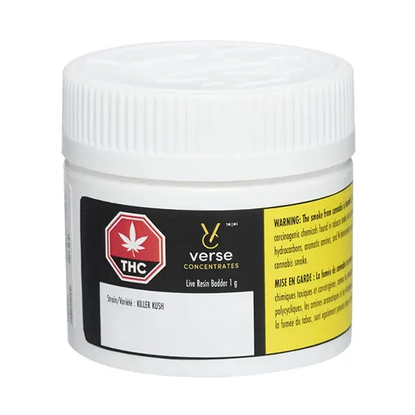 Image for Killer Kush Live Resin Badder, cannabis all products by Verse Concentrates