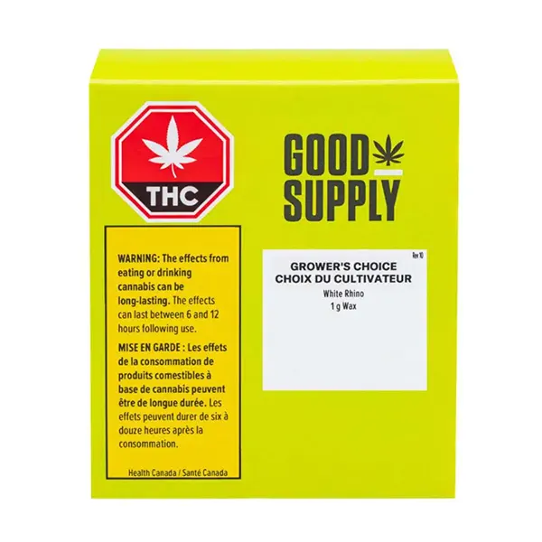 Image for Grower's Choice White Rhino Wax, cannabis all categories by Good Supply