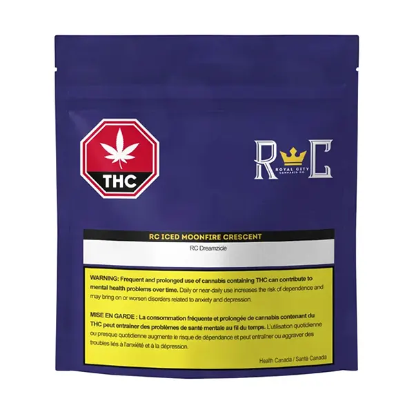 Image for RC Iced Moonfire Crescent Hash, cannabis hash, kief, sift by Royal City Cannabis Co.