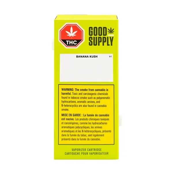 Image for Banana Kush 510 Thread Cartridge, cannabis all products by Good Supply