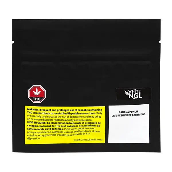Image for Banana Punch Live Resin 510 Thread Cartridge, cannabis all products by White NGL