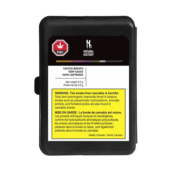 Image for Cactus Breath Terp Sauce 510 Thread Cartridge, cannabis all products by Natural History