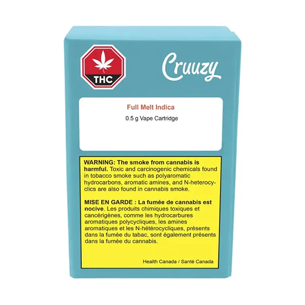 Image for Full Melt Indica 510 Thread Cartridge, cannabis 510 cartridges by Cruuzy