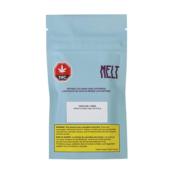 Grape Fizz Refined Live Resin 510 Thread Cartridge (510 Cartridges) by Melt
