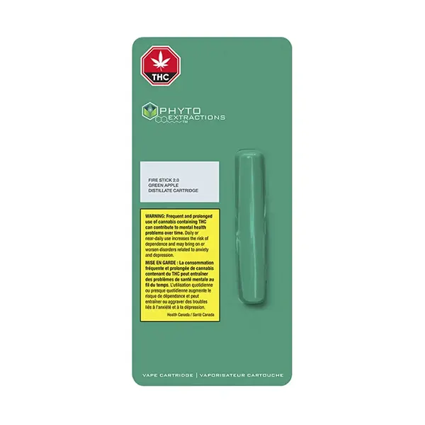 Image for Green Apple 510 Thread Cartridge, cannabis 510 cartridges by Phyto