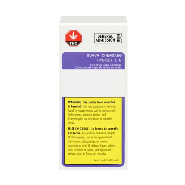 Guava Chemdawg Live Resin 510 Thread Cartridge (510 Cartridges) by General Admission