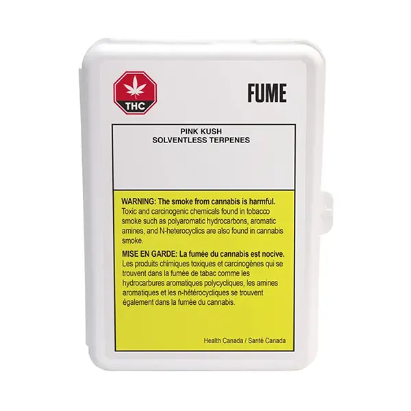 Image for Pink Kush Solventless Terpenes 510 Thread Cartridge, cannabis all categories by FUME