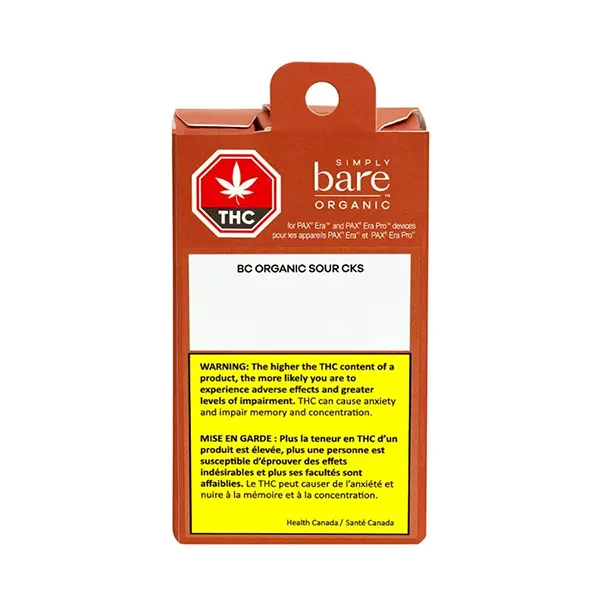 BC Organic Sour CKS PAX Pod (Closed Loop Pods) by Simply Bare