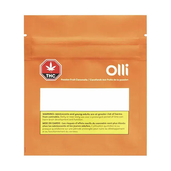Image for Passion Fruit Caramelts, cannabis gummies by Olli Brands