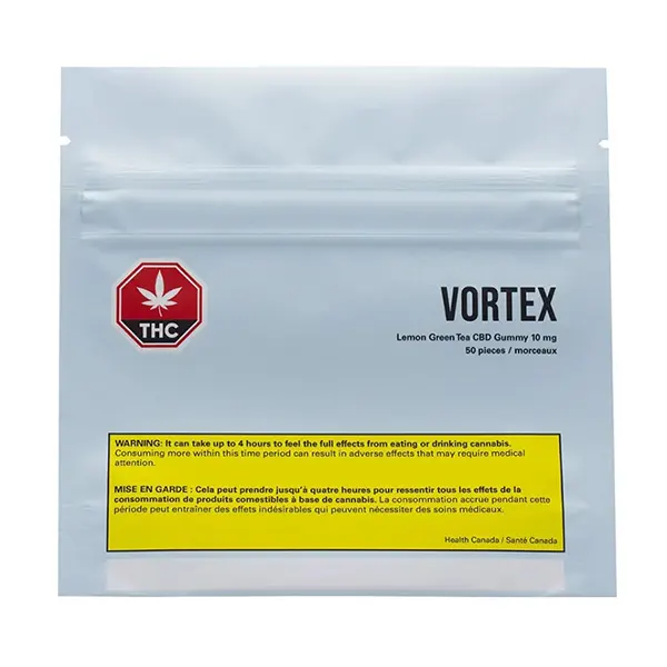 Lemon Green Tea CBD Soft Chews (50-pack) (Gummies) by Vortex